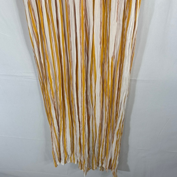 Faithfull the Brand Striped Jumpsuit Yellow White Size S / US 4 - Picture 12 of 12